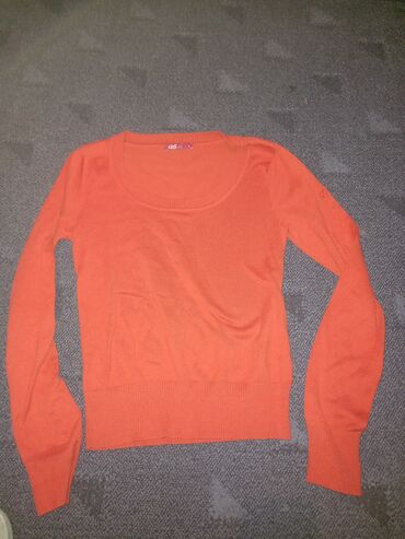 Košulje, bluze i tunike: S (EU 36), Jednobojni, bоја - Narandžasta