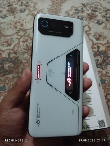 на легаси б4: Asus ROG Phone 6 Pro, 512 ГБ, түсү - Ак, 2 SIM
