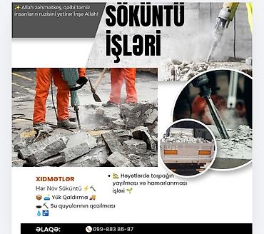 topaq: Salam Aleykum Hər Bir Kəsə. Biz Söküntü İşləri Görürük:Torpaq Yayma — 1