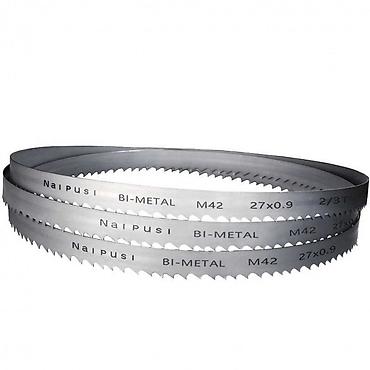 İstehsal avadanlığı: M42 Bi-Metal lentə mişar bıçaqları - Material: Bi-metal (M42 kobaltlı — 10