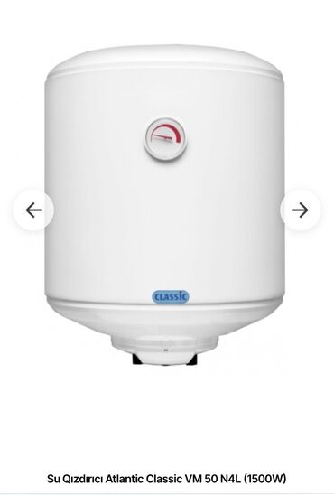 qas ten effekti: Atlantic Classic VM 50 N4L su qızdırıcısı Təzədir. İşlənməyib