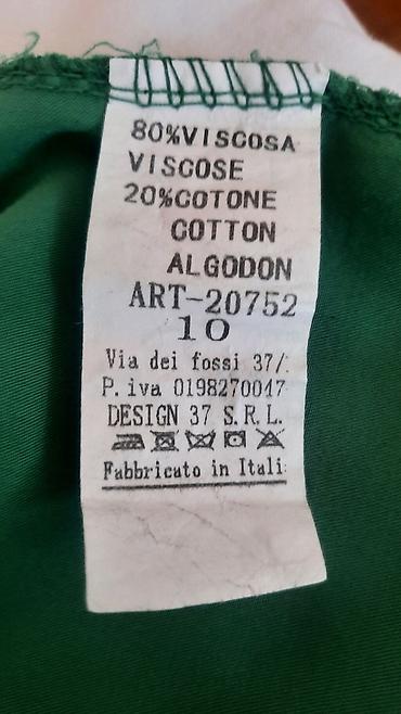sat versace: Zelena maxi haljina bez rukava - Kroj: širok, lepršav A-kroj sa — 4