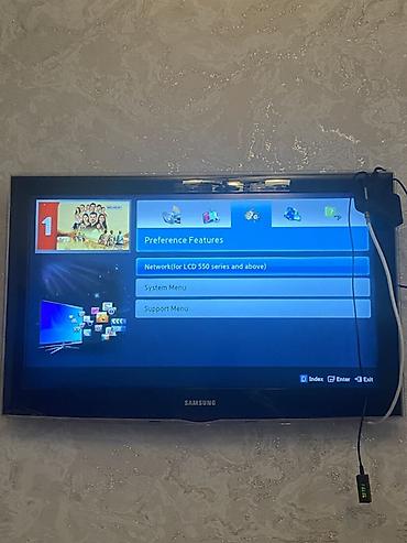 smart tv aparati: Samsung LCD televizor - Model xətti: LCD seriyası (menyuda “Network — 2