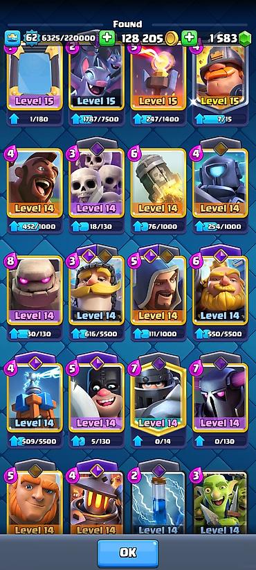 Kolleksiya kartları: 💎 Clash Royale Hesabı Satılır King Level: 62 MAX kartlar: Level 16 -da lalafo.az — 3 Kolleksiya kartları: 💎 Clash Royale Hesabı Satılır King Level: 62 MAX kartlar: Level 16 — 3