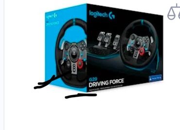 Video oyunlar üçün aksesuarlar: Logitech G29 Driving Force sükan dəsti, PlayStation konsolları üçün