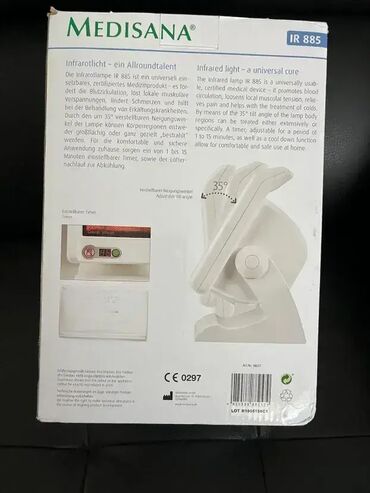 Medicinske lampe: *** AKCIJA *** #2638 IR Infracrvena lampa MEDISANA 300W; Model IR 885; — 5