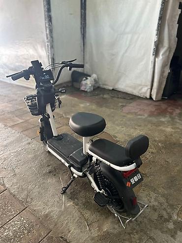 Elektrik velosipedlər: Elektrikli şəhər velosipedi/skuteri - Kompakt, iki oturacaqlı dizayn — 3