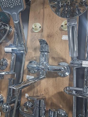 Təmir və tikinti: Vanna və duş üçün divara quraşdırılan qarışdırıcı kran - Material — 2