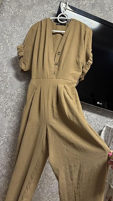 Личные вещи: Комбинезон, Zara, XS, цвет - Бежевый — 4