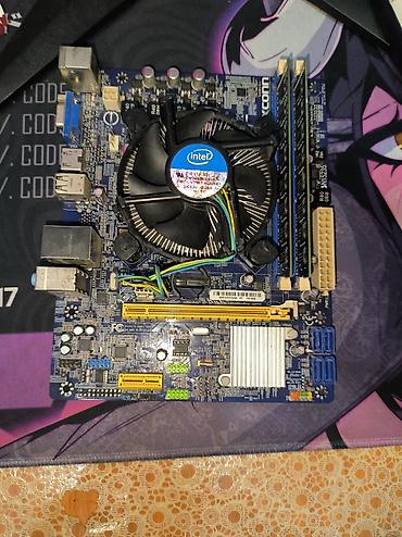 Материнская плата mini‑ITX с процессором Intel и ОЗУ проц не помню
