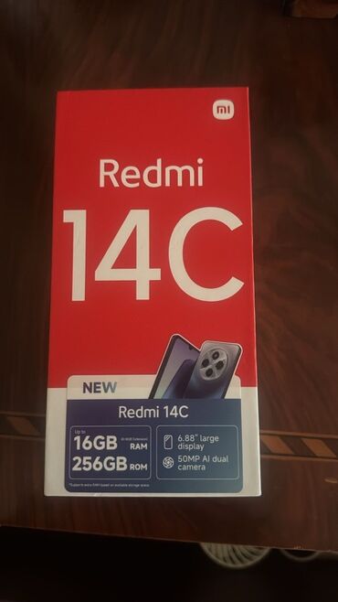 Redmi: Redmi 14C, 256 GB, rəng - Boz