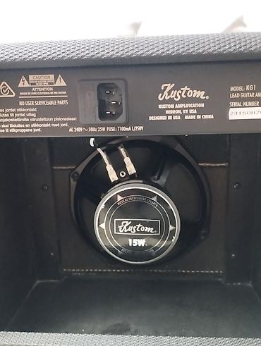 комбо усилитель: Kustom 15w,комбоусилитель, плотное, фирменное звучание. Идеальное — 5
