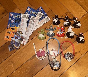 kinderler: Kinder surprise spider man tam seriyasi satilir. Ikinci shekildekiler — 1
