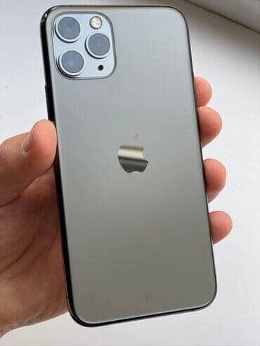 айфон 11 про макс 64 гб цена бу: IPhone 11 Pro, Колдонулган, 64 ГБ, Кара, 78 %