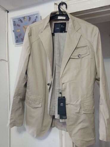 мужской пиджак: Куртка XL (EU 42), цвет - Черный