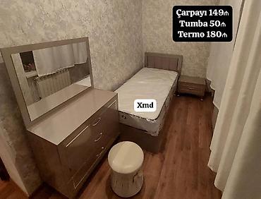 dəmir carpayı: Yataq otağı mebel dəsti – XMD Tərkib: - Tək nəfərlik çarpayı — 1