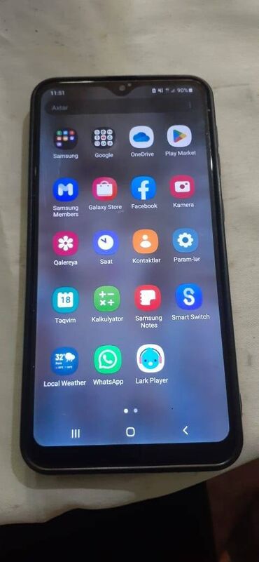 samsunq j4: Samsung Galaxy A10, 32 GB, rəng - Qırmızı, Sensor