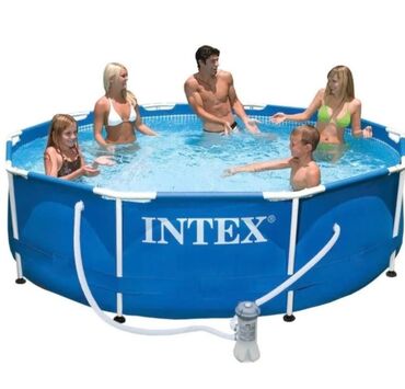 пластиковые столы и стулья бишкек: Продаётся бассейн " INTEX ", б/у, размер: 3.66×76. Цена 4000