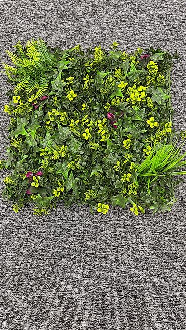 Süni güllər: 🌿 50×50 dekor panellər – Kiçik ölçüdə böyük təsir! 🏡 Divarlar — 9
