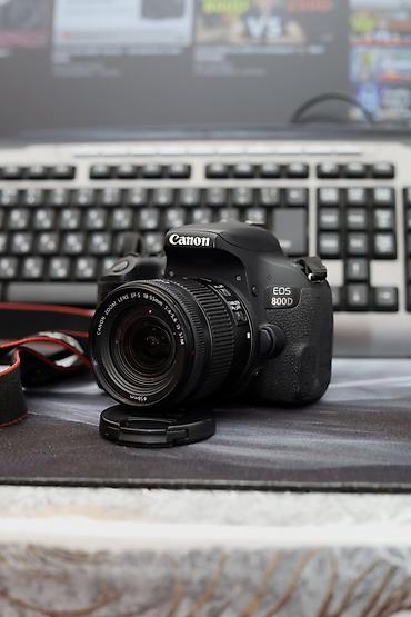 mini dv kamera: Canon EOS 800D DSLR fotoaparat. Səliqəli işlədilib .Real alıcı — 3