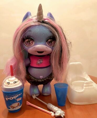 slim stay qiymeti: Оригинальная кукла "Poopsie Slime Surprise Glitter Unicorn", в хорошем
