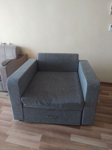 кресло кровать купить в баку: Кресло керебет, Бир кишилик, түсү - Боз