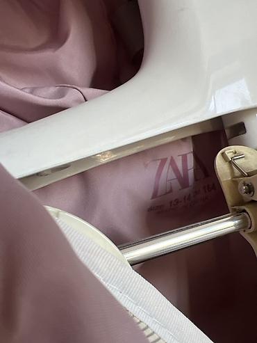 пудровый: Пуховик/куртка ZARA Kids - Цвет: пудрово‑розовый (пастельный). - — 3