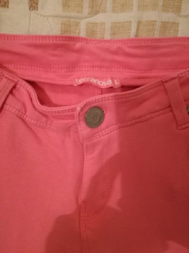 Farmerke: Terranova pantalone rastegljive,vel:L,kao nove,pamuk I likra 5% — 5