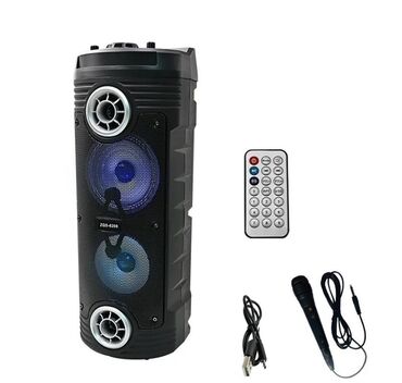 Аксессуары для ПК: Портативная Bluetooth колонка BT Speaker ZQS-6208 с микрофоном и