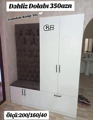 dolab dehliz: *Dəhliz Dolabı 350Azn* ✔️İstehsal Rusiya Laminat 18/lik qalınlıqda — 1