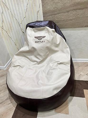 oyun oturacagi: Bentley loqolu armud Pufik kreslo - Dizayn: İki rəngli kombinasiyalı — 2