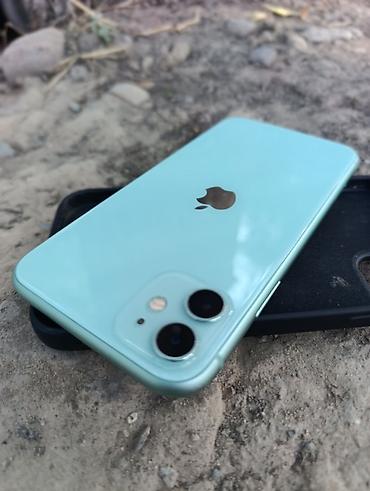 iphone 11 копия: IPhone 11, Б/у, 128 ГБ, Зеленый, Чехол, 72 % — 1