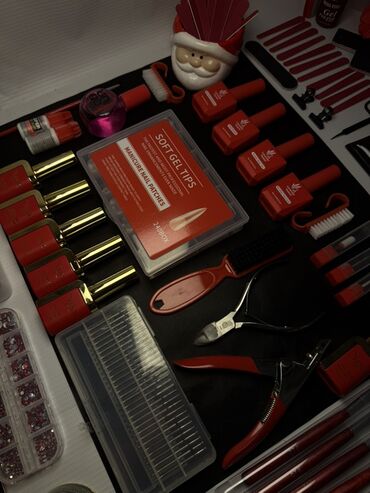 Manikür və pedikür məhsulları: Dırnaq üçün gel lak, Yeni, Ödənişli çatdırılma, Rayonlara çatdırılma — 8