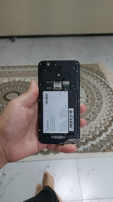 telefon ekranları: Alcatel 1L, 16 GB, rəng - Qara, Zəmanət, Qırıq