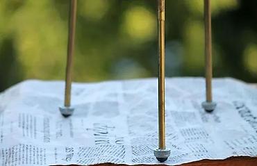 Ostali antikviteti: Stari Mesingani stativ SUIS RAPID West Germany. Une antiquité. Vintage — 4