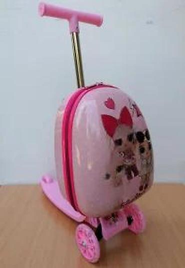 Rančevi, torbe i koferi: Dečiji trotinet sa koferom – 2 u 1 - Trotinet sa tri točka (dva — 6