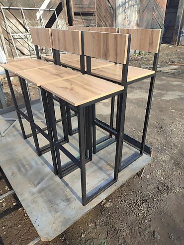 Мебель на заказ: Мебел на заказ. Барный стол и стулья. Размер стол -высота 0 Длина — 4