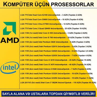 Prosessorlar: Prosessor Intel Core i3 Kompüter üçün Prosessorlar, İşlənmiş — 2