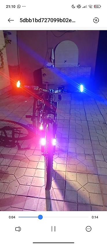 air bike: Velosiped üçün LED işıqlandırma dəsti - Gecə və zəif işıqda maksimum — 1