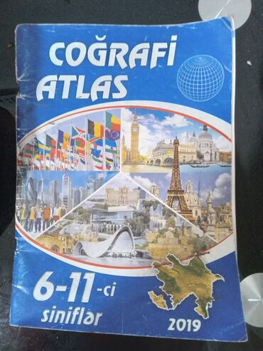 4 cü sinif riyaziyyat metodik vəsait 2023: Coğrafi Atlas 6-11 sinif