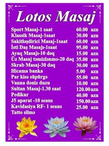 Masaj: Müalicəvi masaj, Kişilər üçün, Klinikada — 3