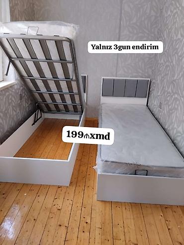 açılan çarpayı: Yataq dəsti – açılan altı saxlama bölməli, tək nəfərlik model. - — 1