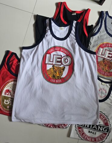 Majice: Muška majica bez rukava XXL, letnja, na bretele. LEO beer - pivo — 2