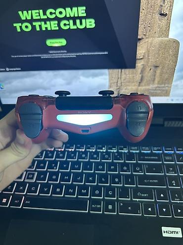 Video oyunlar üçün aksesuarlar: Məhsul: Sony PlayStation DualShock 4 (DS4) oyun pultu – şəffaf qırmızı — 3