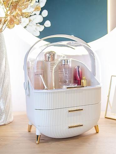 Шкатулки и подставки: Органайзер для косметики Выражение "красота в простоте", устоявшаяся — 6