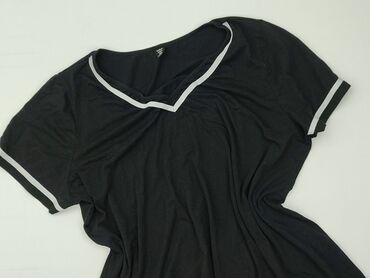 shein tuniki plus size: Shein Curve, T-shirt damski, rozmiar 3XL