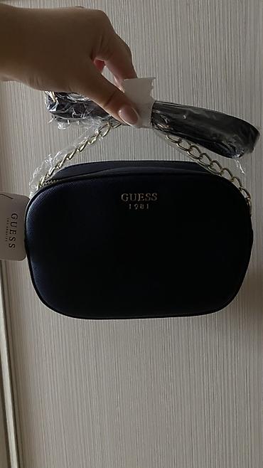 orginal canta: 💙 GUESS 1981 mavi çanta Tamamilə yeni çantadır — istifadə olunmayıb — 2