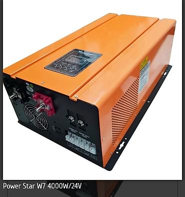 Инверторлор: Инвертор Power Star W7 4000W / 24V. Мощный преобразователь напряжения — 1
