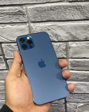 Apple iPhone: IPhone 12 Pro, 256 GB, Midnight, Zəmanət, Simsiz şarj, Face ID