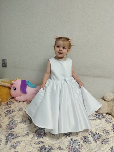платье детский: Детское платье, цвет - Белый, Новый